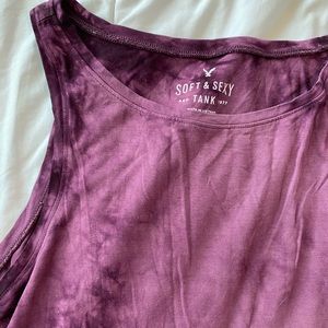 American eagle purple tank top